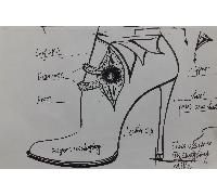 高跟时装女鞋----手稿