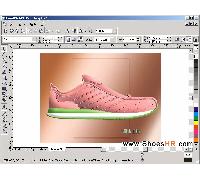 coreldraw鞋帮立体设计
